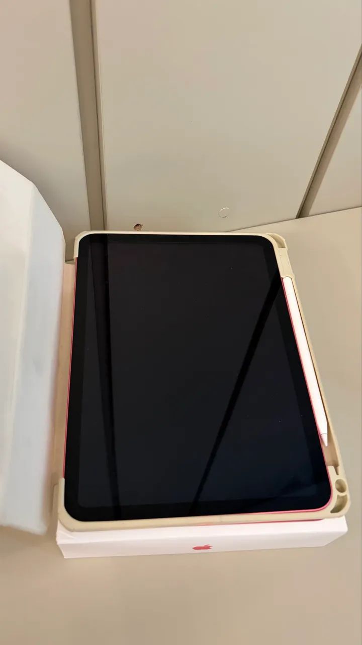     iPad 10 64GB Rosa + Apple Pencil USB-C | Impecável - Foto 5
