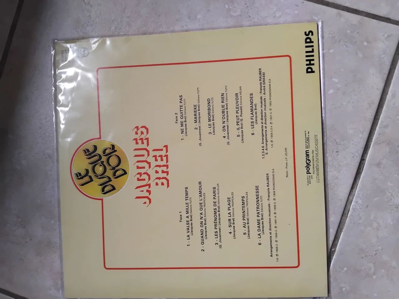 LP Jaque Brel - Foto 2