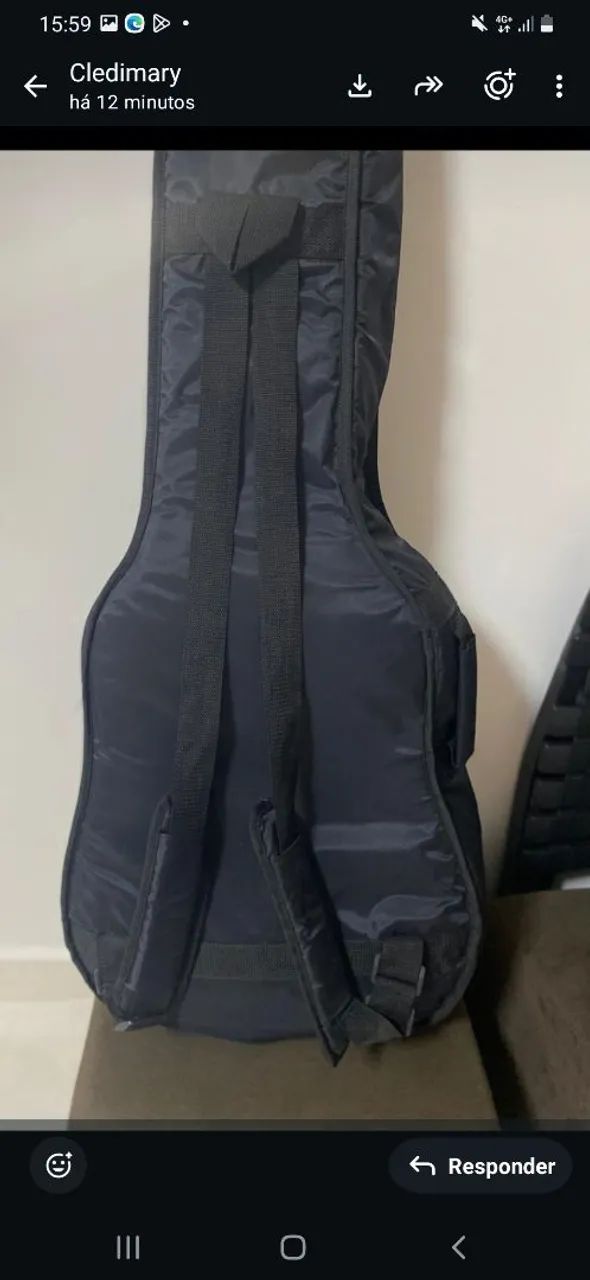 Capa e cinta para violão  - Foto 2
