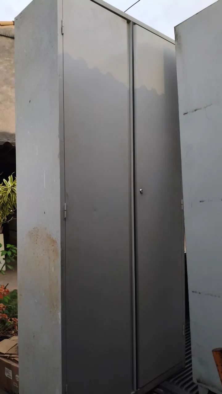 Armário de escritório aço ferro com prateleira 