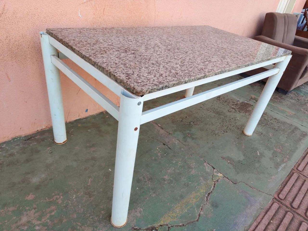 Mesa de mármore sem cadeira  - Foto 2