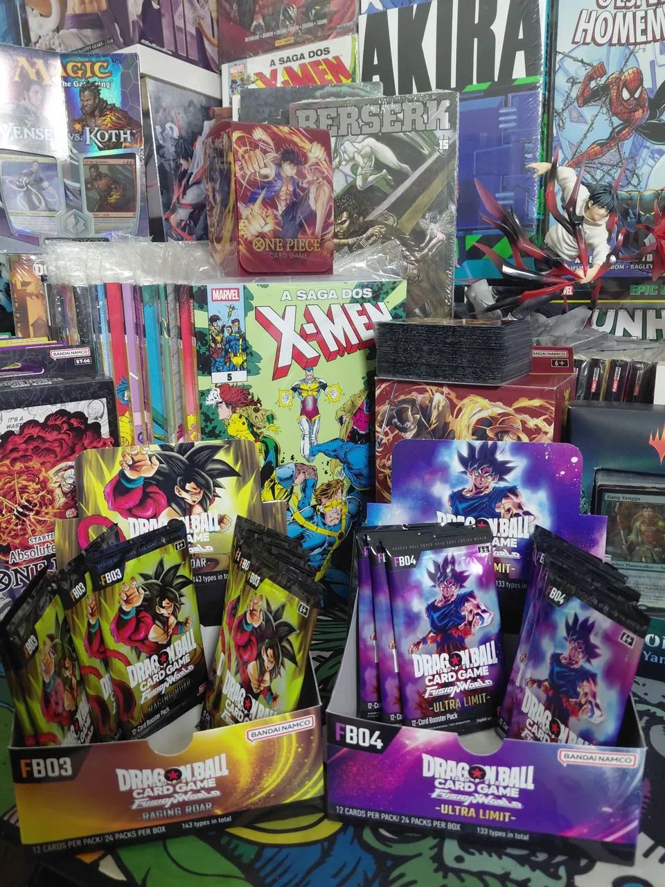 Kit com 14 Booster Dragon Ball FW TCG