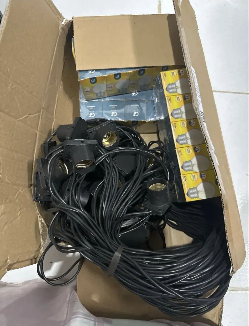 Vendo varal de luz 40m