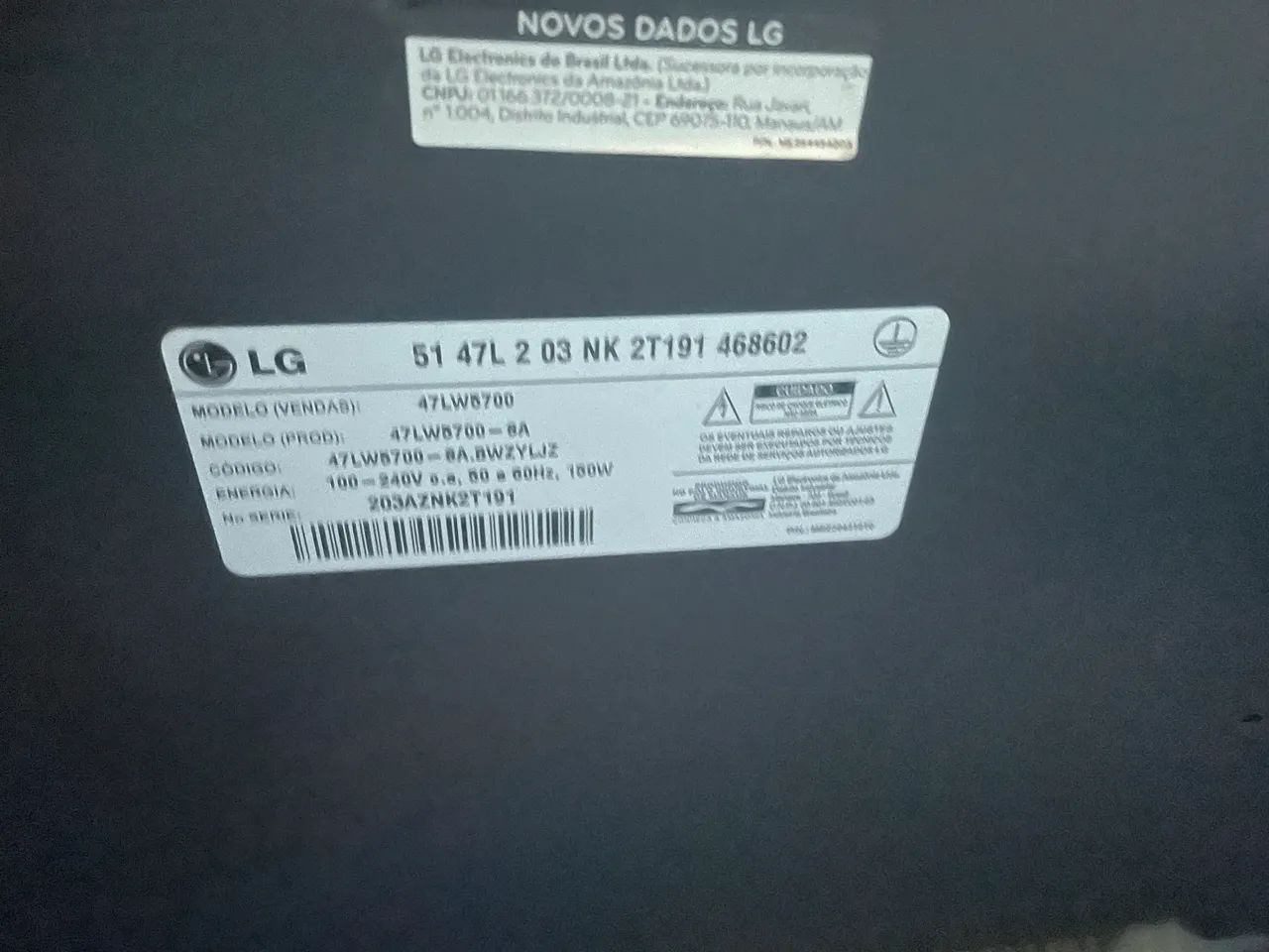 TV LG 47" - Foto 2