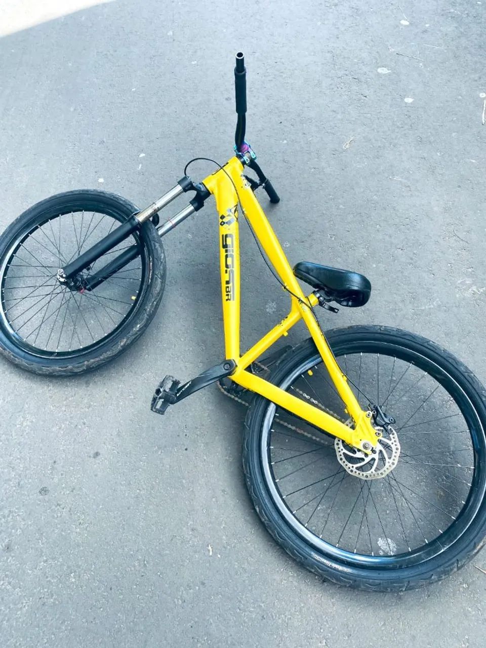 Bike Gios frx-evo amarelo 