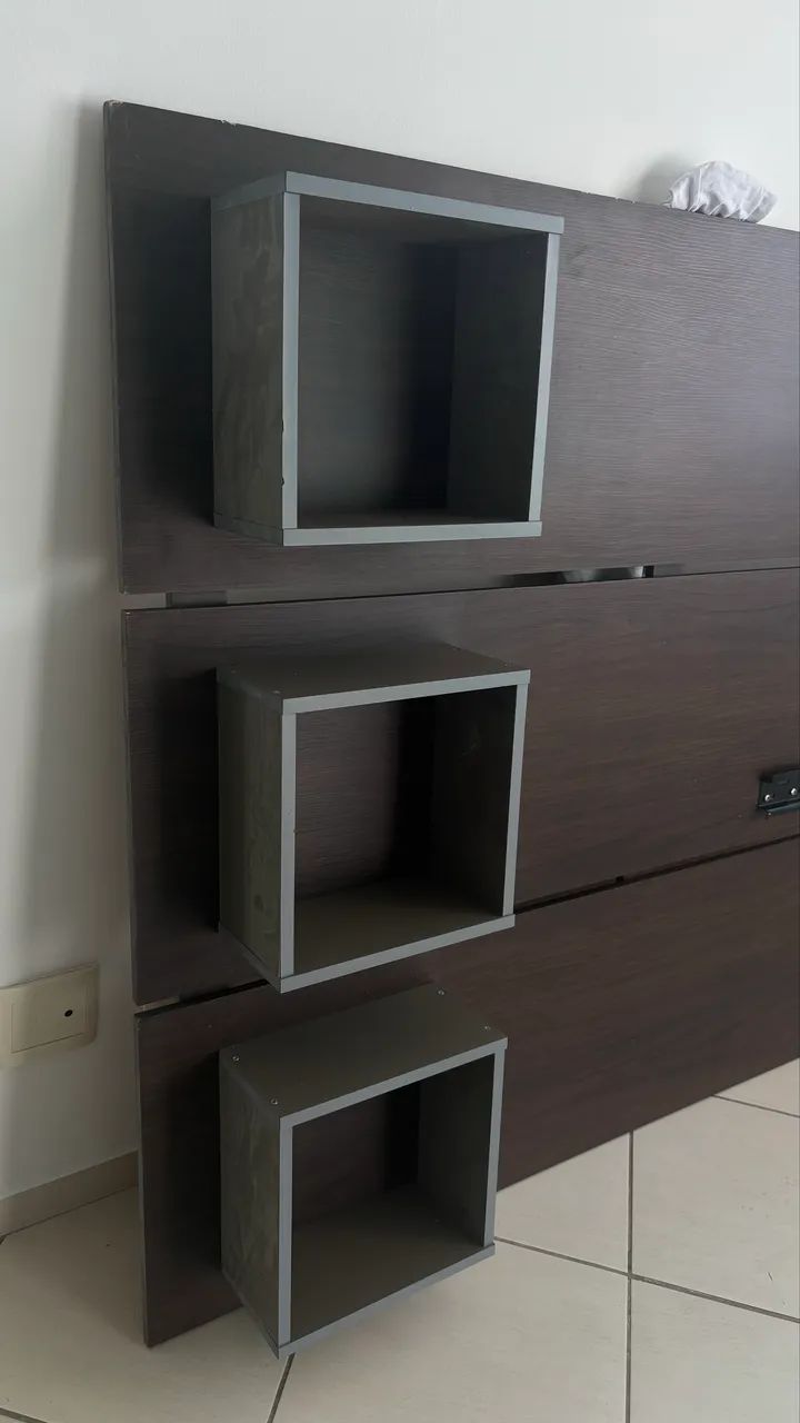 Painel Para TV com Nichos  - Foto 2