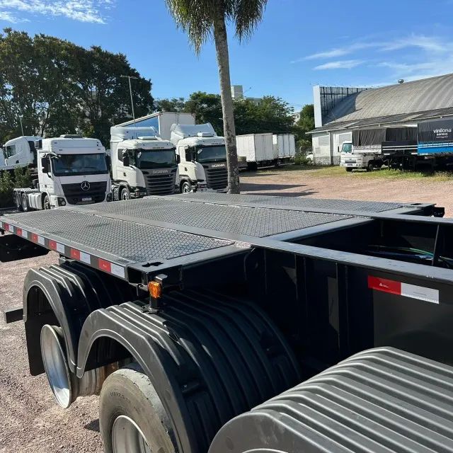 Carreta Semi-reboque Porta-container Guerra Ano 2026 3 Eixos - Foto 8