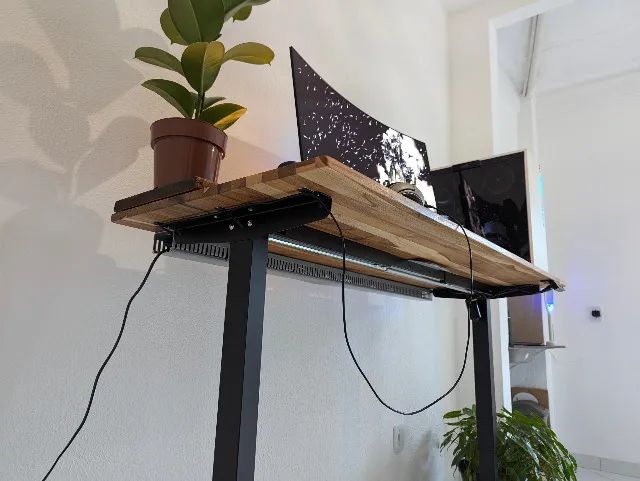 Mesa Ajustável Madeira Maciça Teca (Personalizada) - Foto 2