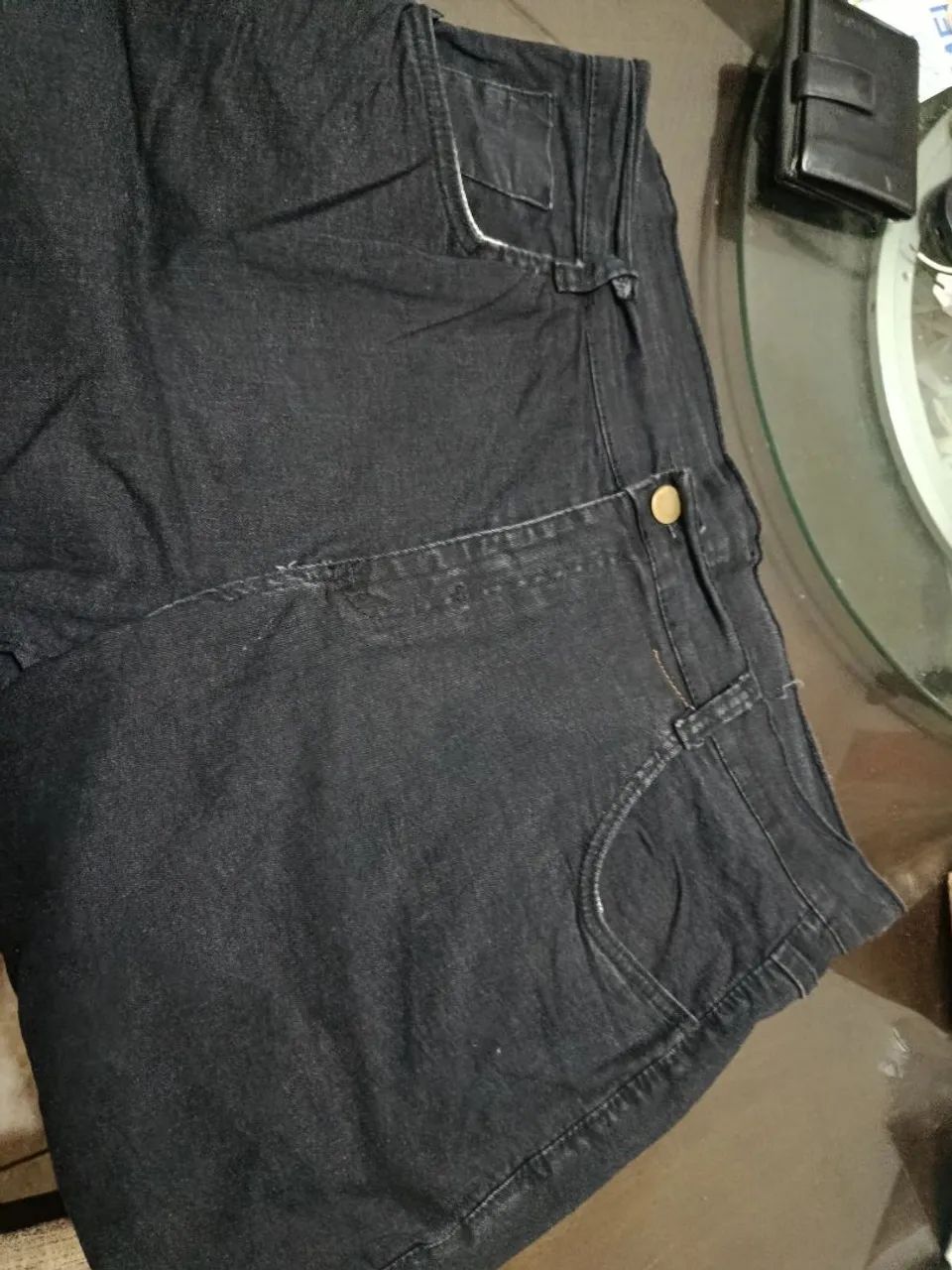 Bermuda jeans plus size nova