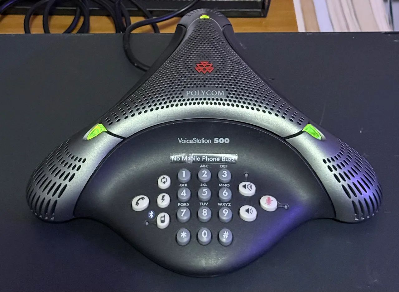 Telefone de Audioconferência Polycom VoiceStation 500 com Bluetooth