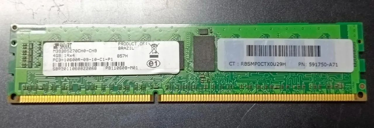 Módulo de memória RAM DDR3