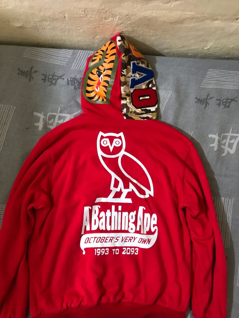 Jaqueta Moletom Bape x OVO - Foto 4