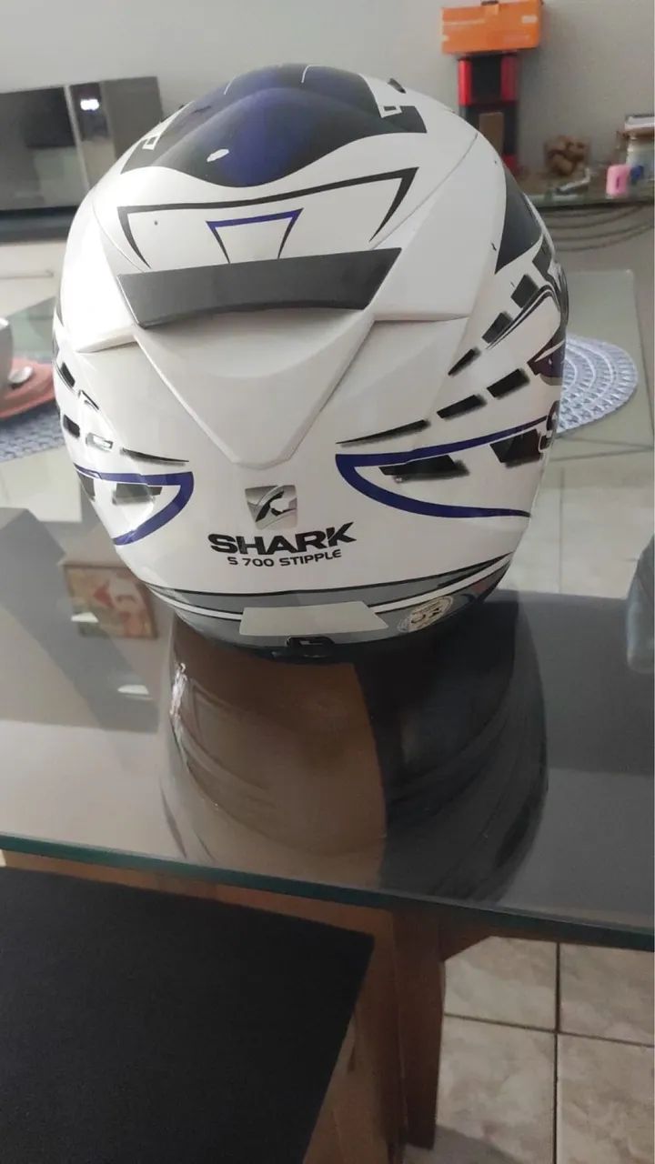 Capacete shark s700 stipple WBR edição especial  - Foto 2