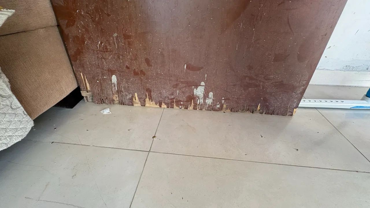Porta madeira 80cm x 2,10m com fechadura e dobradiça premium - Foto 4