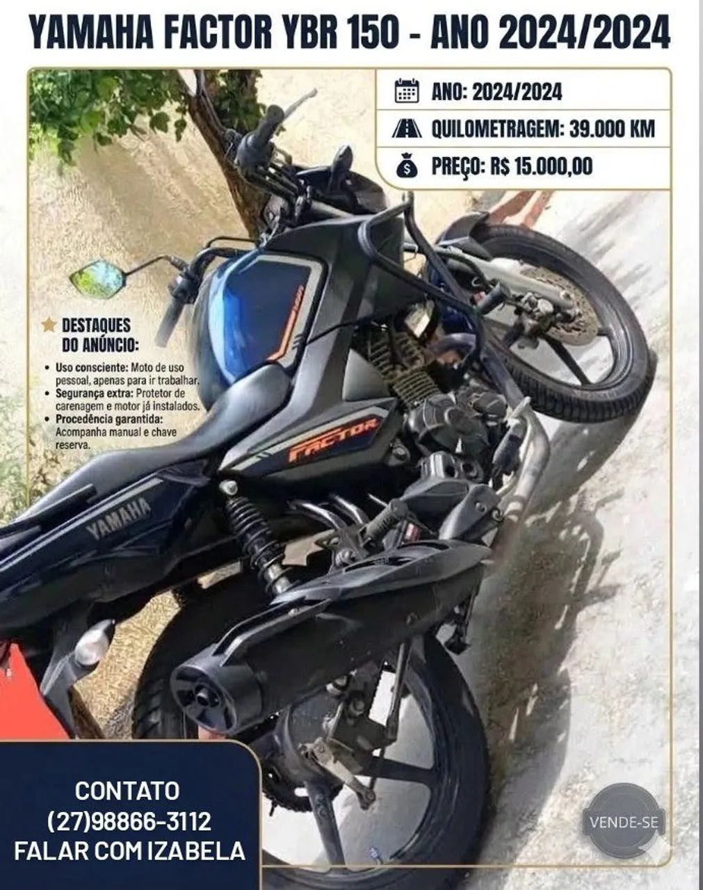 Factor YBR 150cc - Foto 4