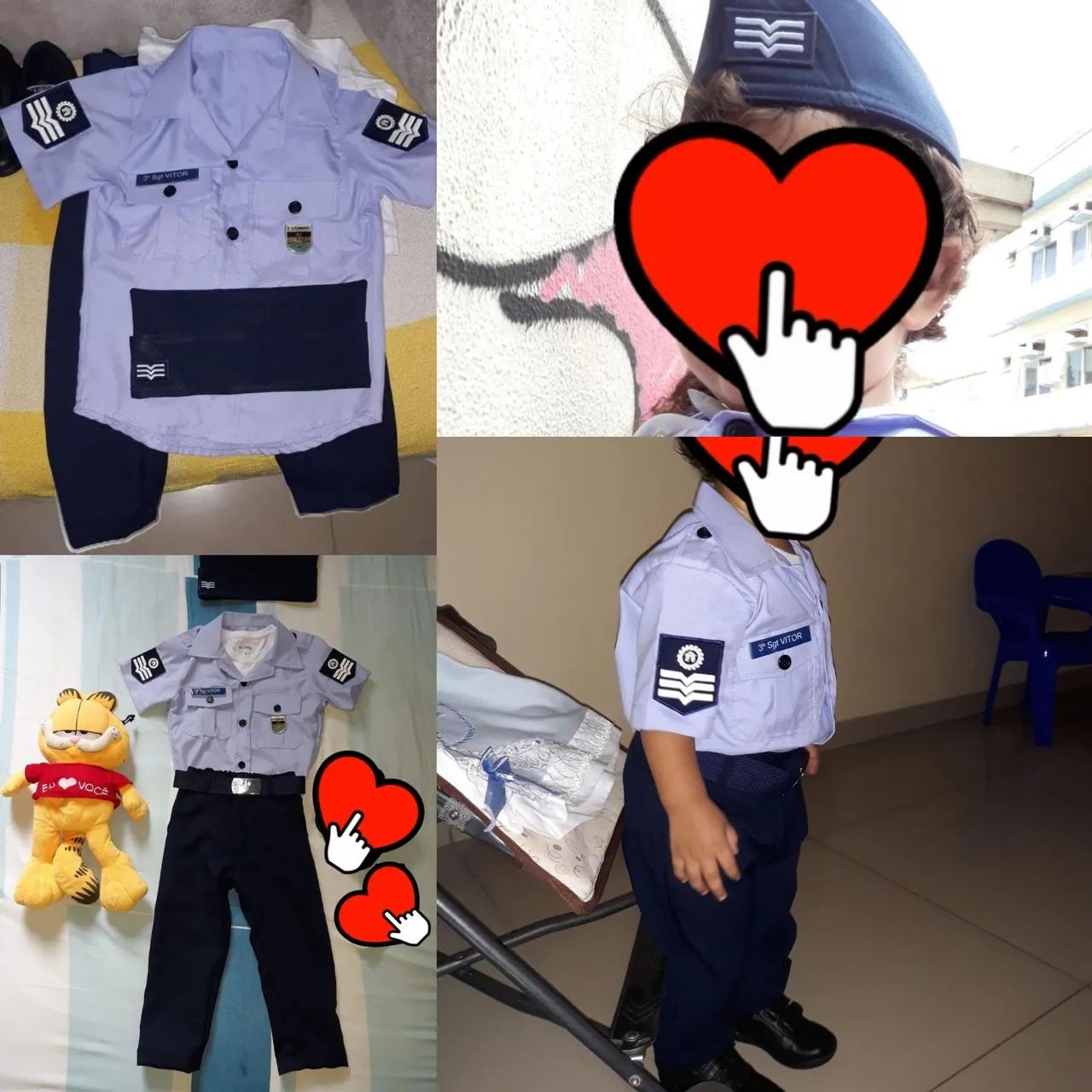 Uniforme aeronáutica infantil  - Foto 5