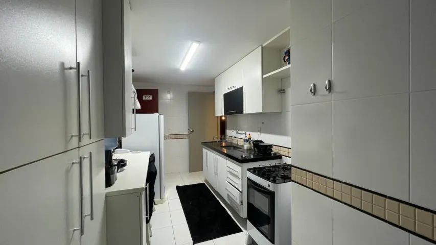 3 Quartos + DCE Completa | Totalmente Mobiliado | 1 Quadra da Praia da Ponta Verde - Foto 5