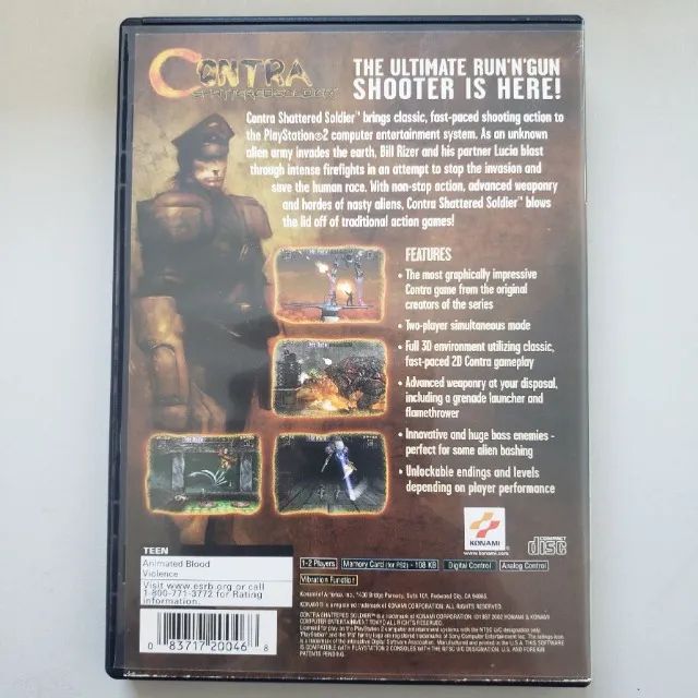 Contra Shattered Soldier Original Playstation 2 PS2 - Foto 3
