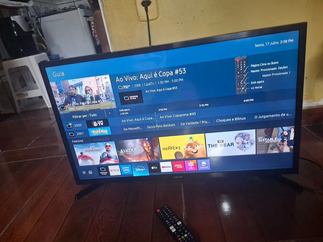 Tv smart Samsung 'Tizen 32 polegadas Acompanha pezinho controle faço entrega  - Foto 5
