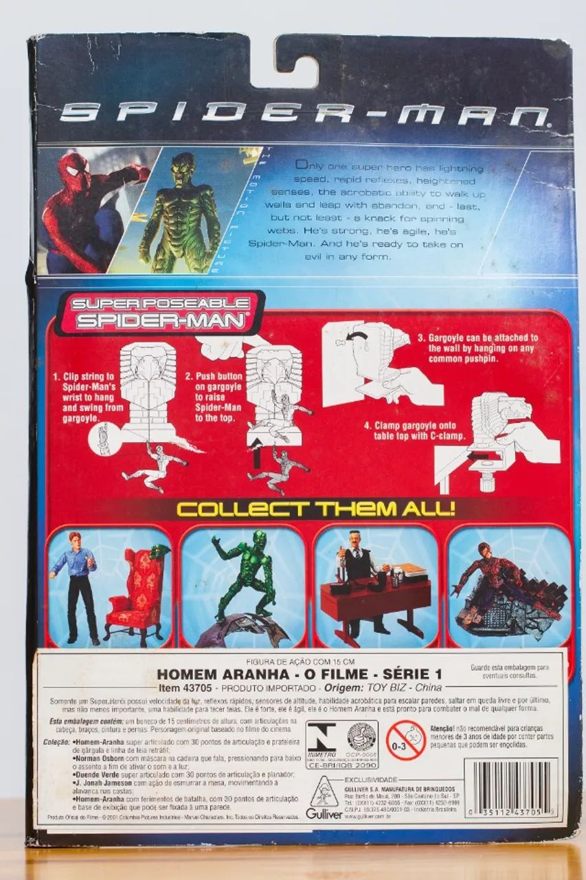 Boneco Super Poseable Spider-Man (Gulliver) - Foto 5