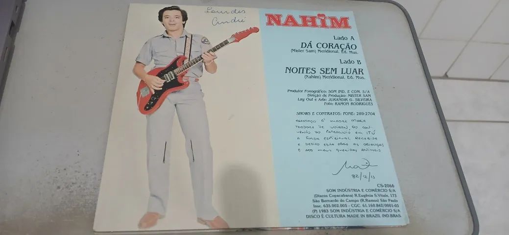 Ep Nahim Dá Coração / Noites Sem Luar (1983) Copacabana - Foto 5