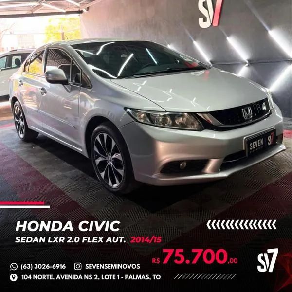 Honda Civic Civic Sedan LXR 2.0 Flexone 16V Aut. 4p 2015
