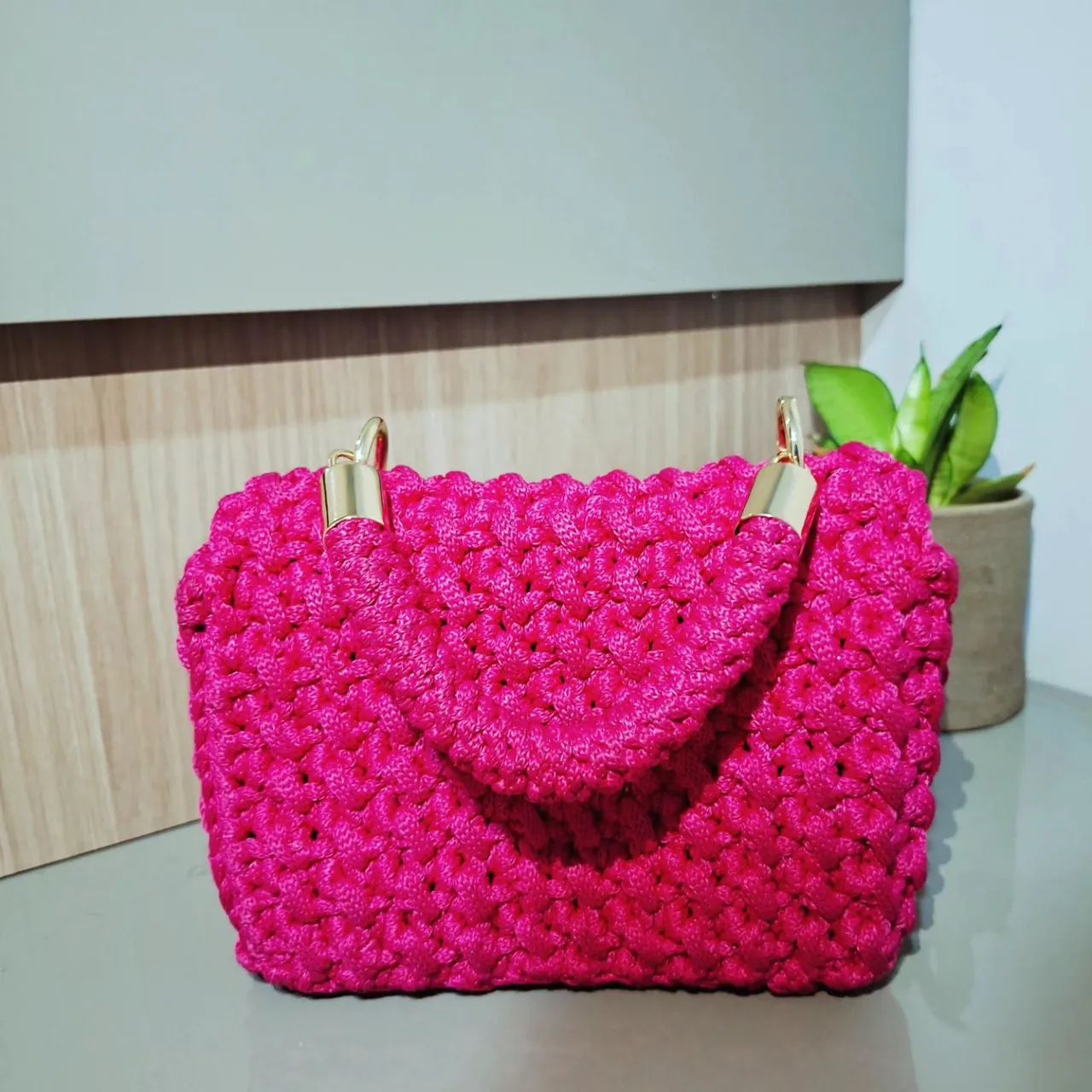 Bolsa de crochê  - Foto 4