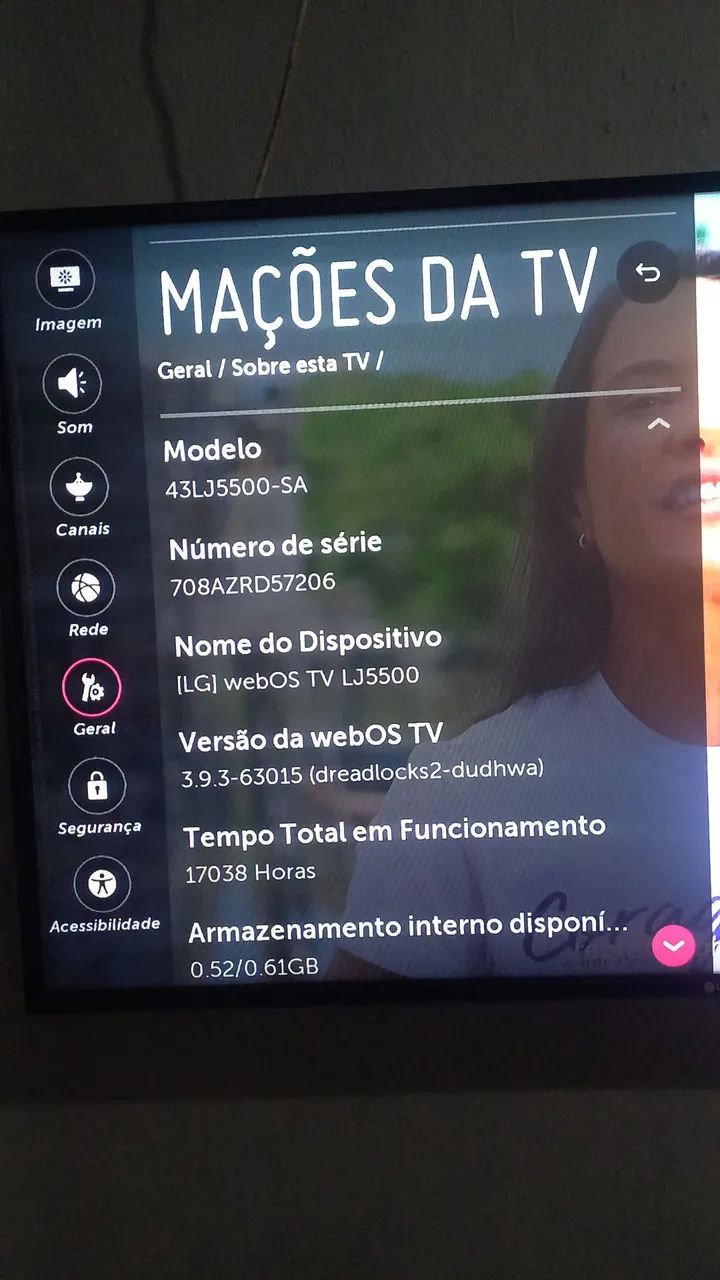 Vendo televisão smart LG 43 polegadas  - Foto 2