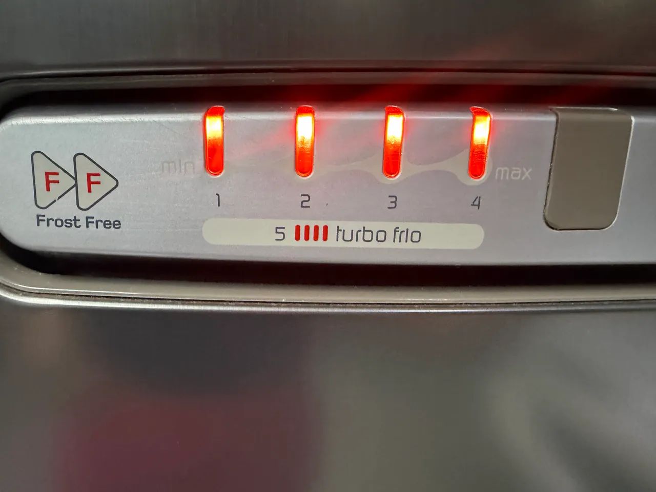 Geladeira Brastemp Duplex Fros Fre inox semi nova 220v - Foto 6