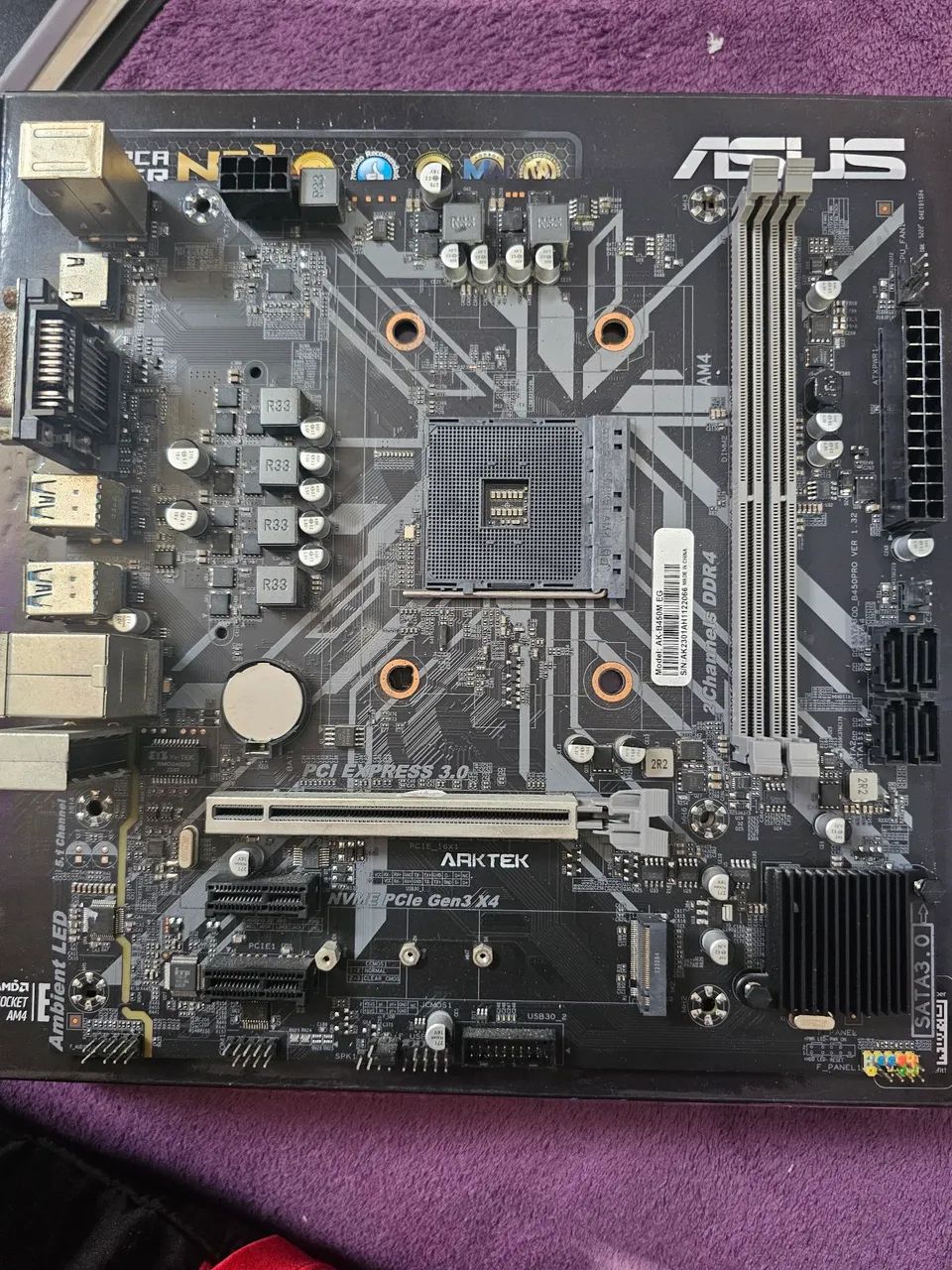 Placa mãe AK-B450M EG
