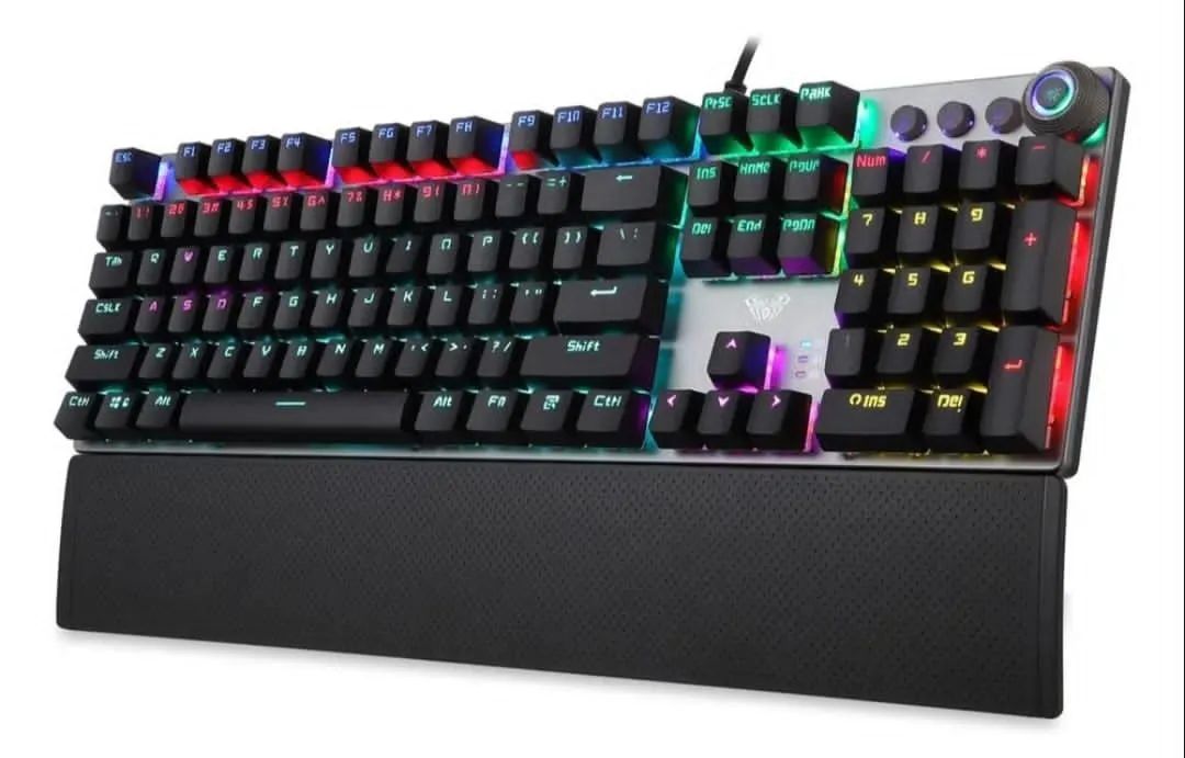 Teclado mecânico 100%, Switch Blue