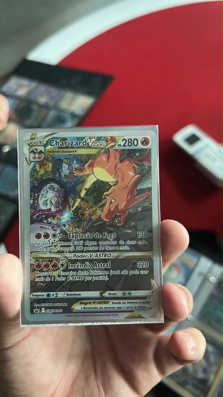     Charizard V-ASTRO SWSH262 Original - Carta Pokémon
