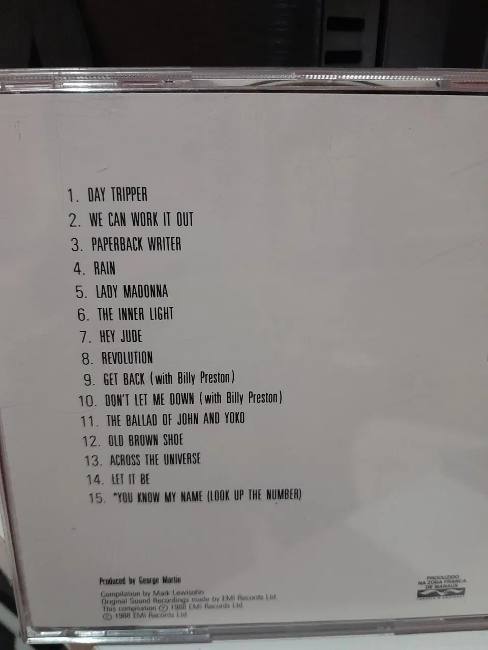 Lote The Beatles 03 CDs / 1 (Singles) + Past Masters One + Past Masters Two - Foto 3