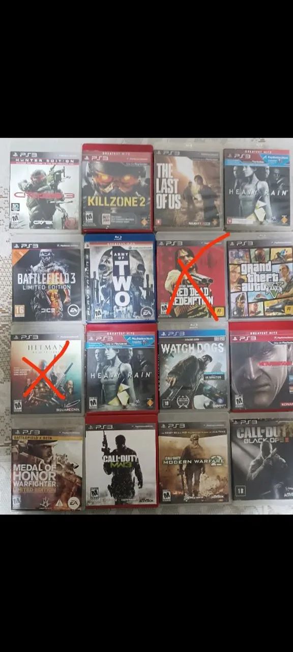Jogos PS3 todos impecáveis só jogão 