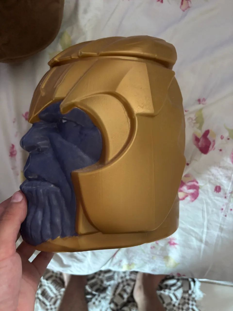 Cabeça do thanos balde de pipoca - Foto 2