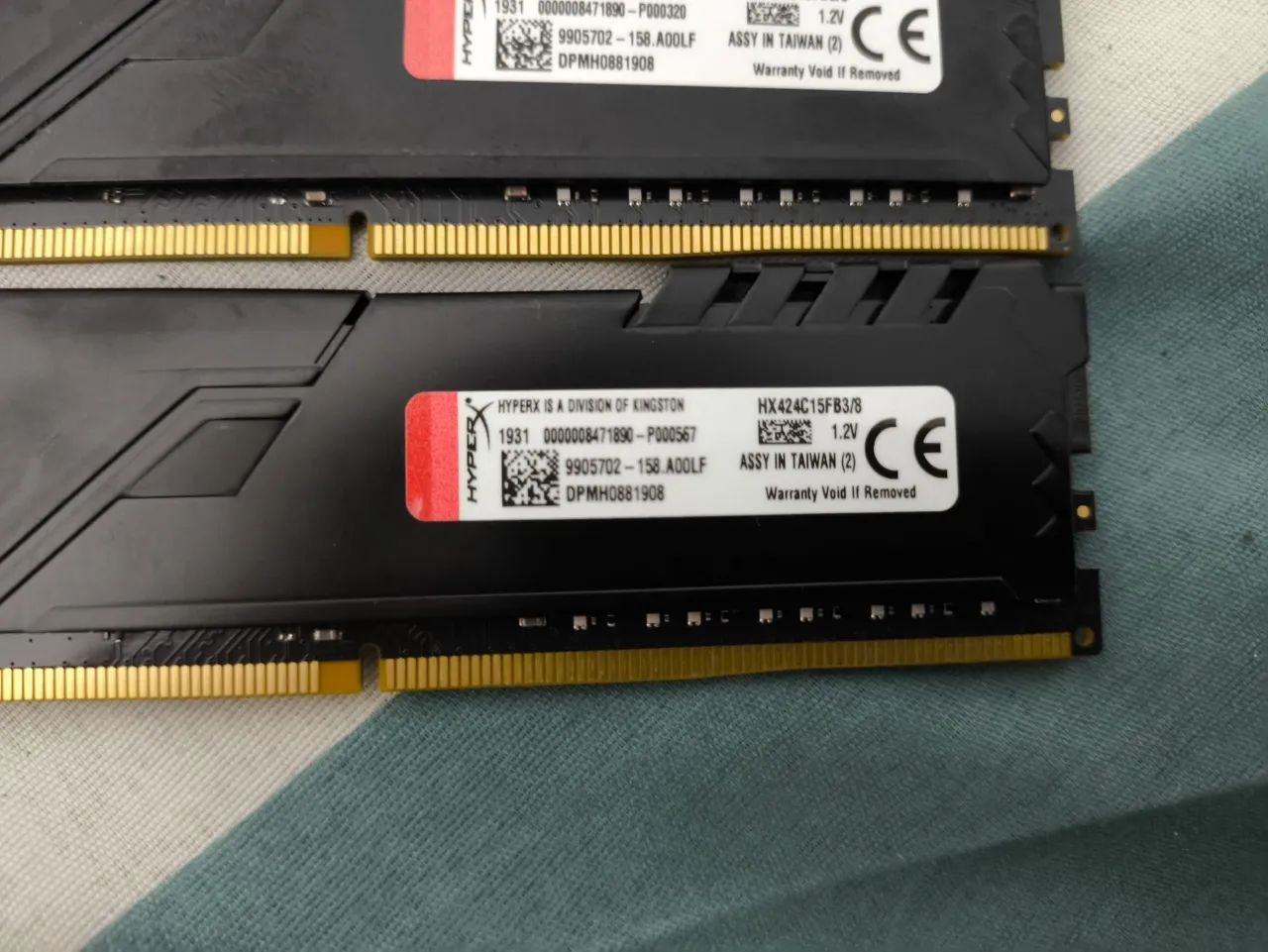 VENDO DUAS MEMÓRIAS FURY HYPERX DDR4 8GB - Memória RAM - Realengo