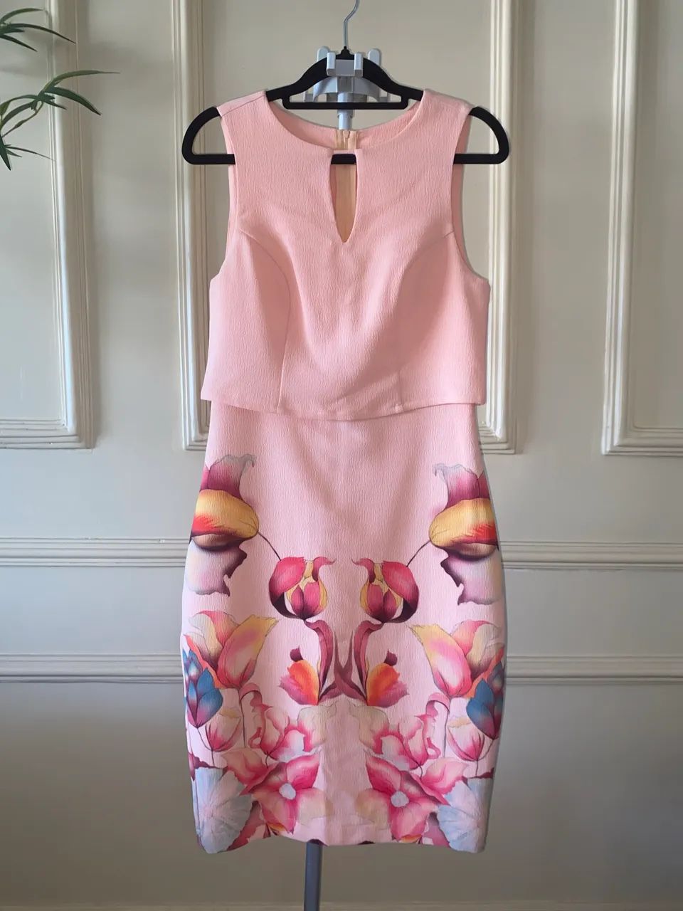 vestido rvinte crepe p