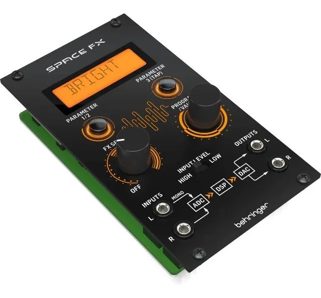 MÓDULO EURORACK BEHRINGER PROCESSADOR DE EFEITOS SPACE FX ESTÉREO - Foto 2