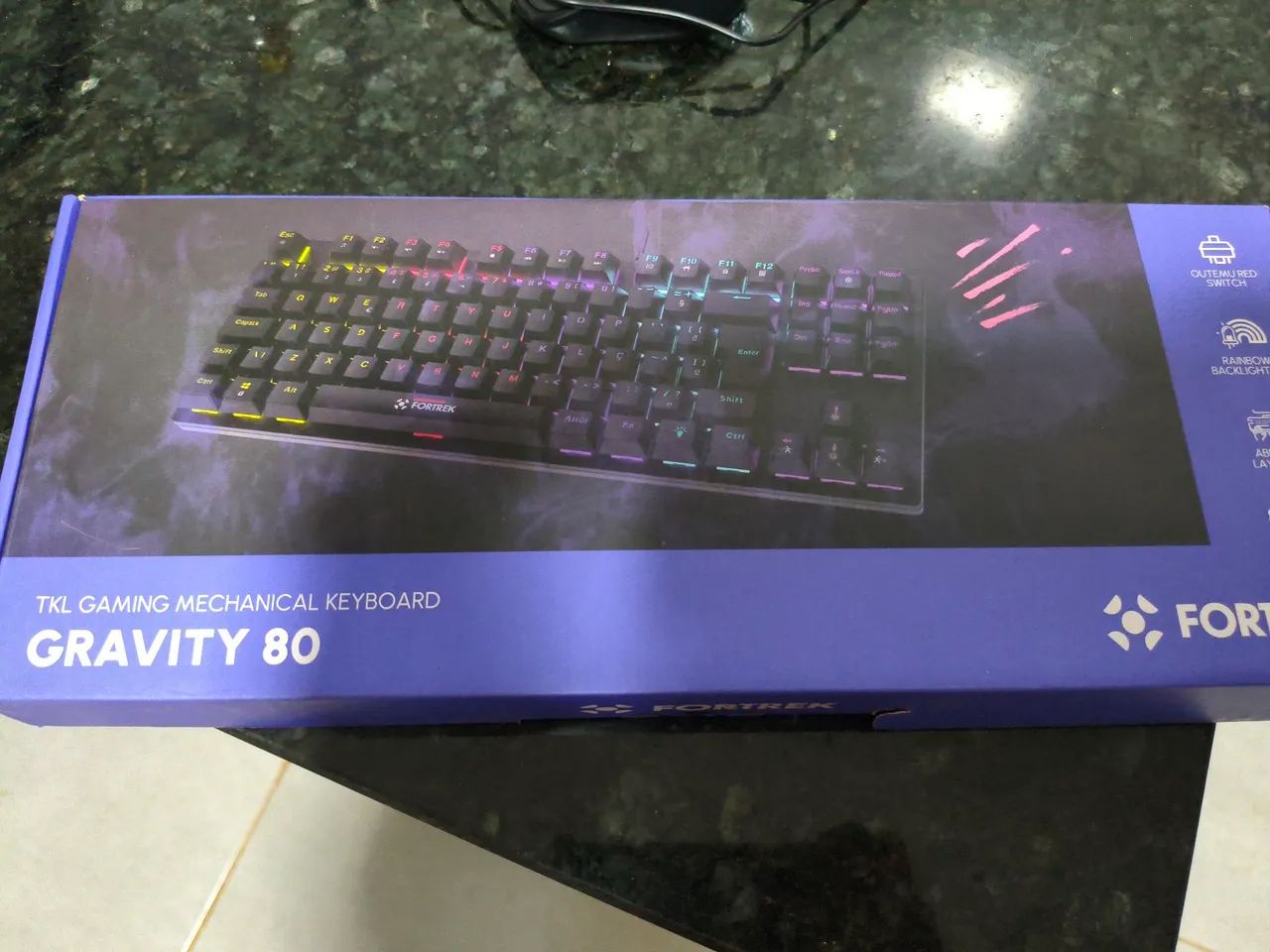 Teclado e mouse fortrek 