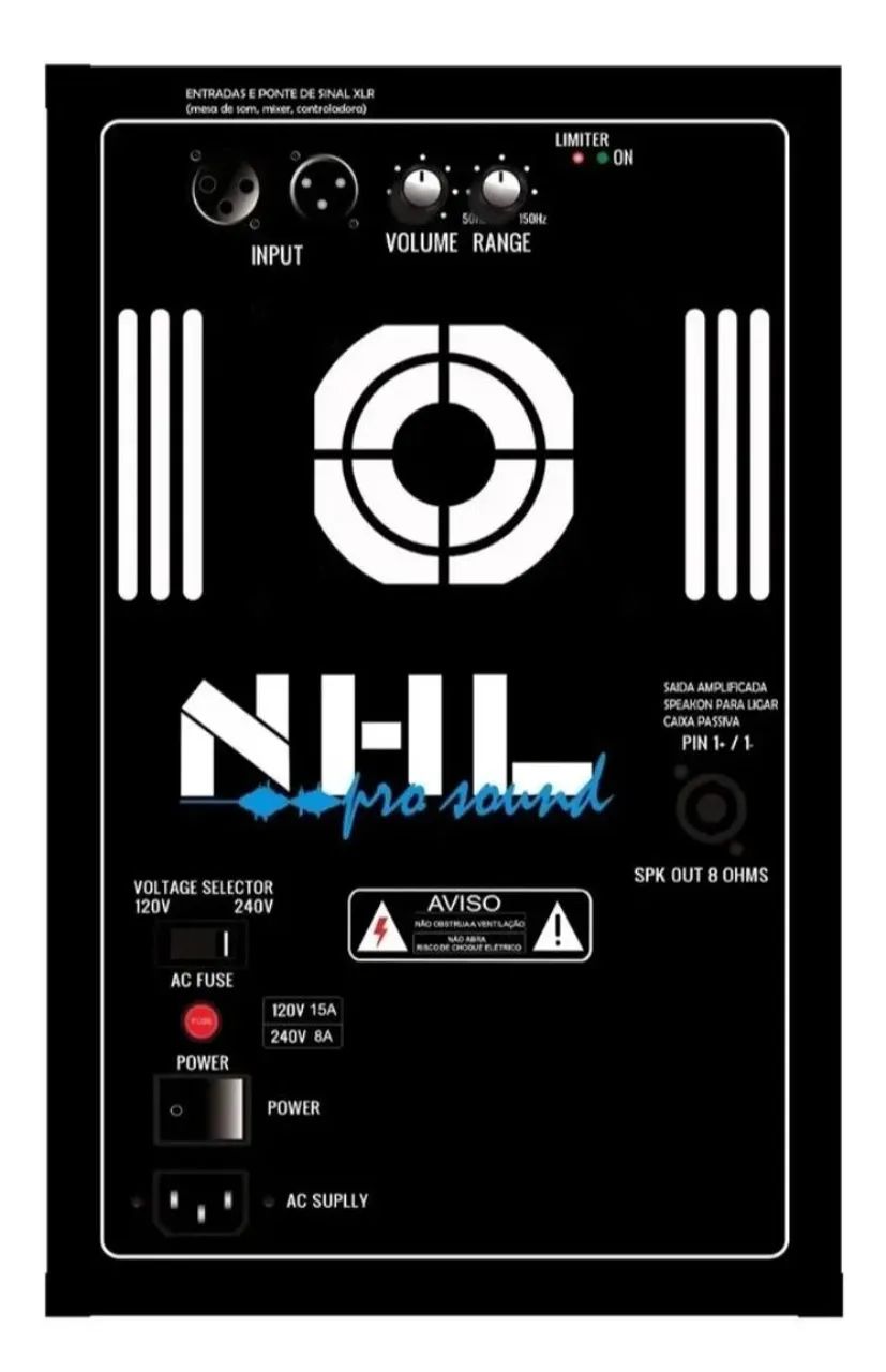 Par de subgraves 15 polegadas NHL  - Foto 5