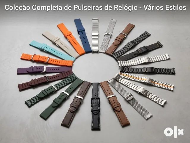 Kit com 19 Pulseiras Relógio Galaxy Watch 7, 6, 5 e 4 + Acessórios