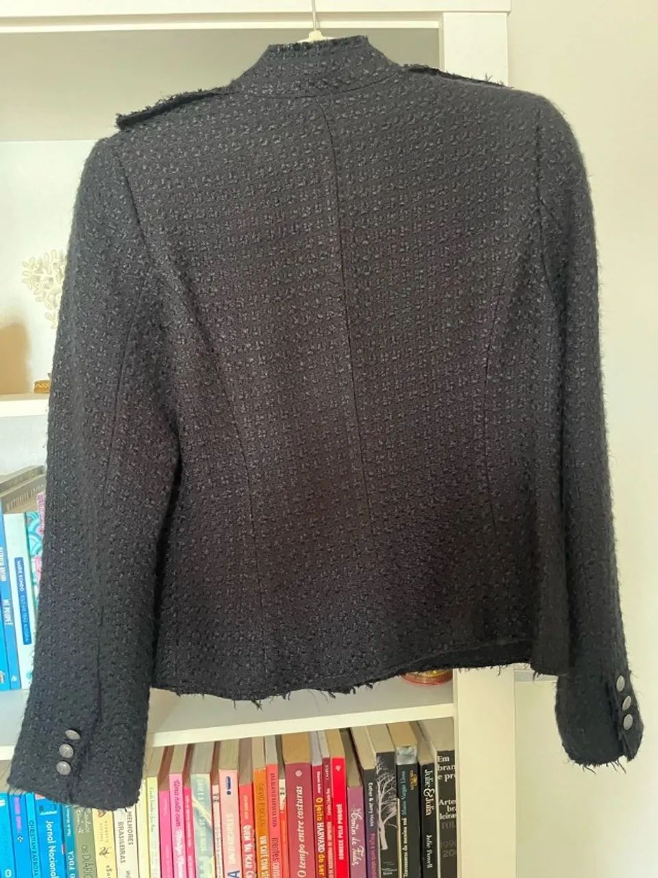 Casaco Tweed - Preto - Foto 4
