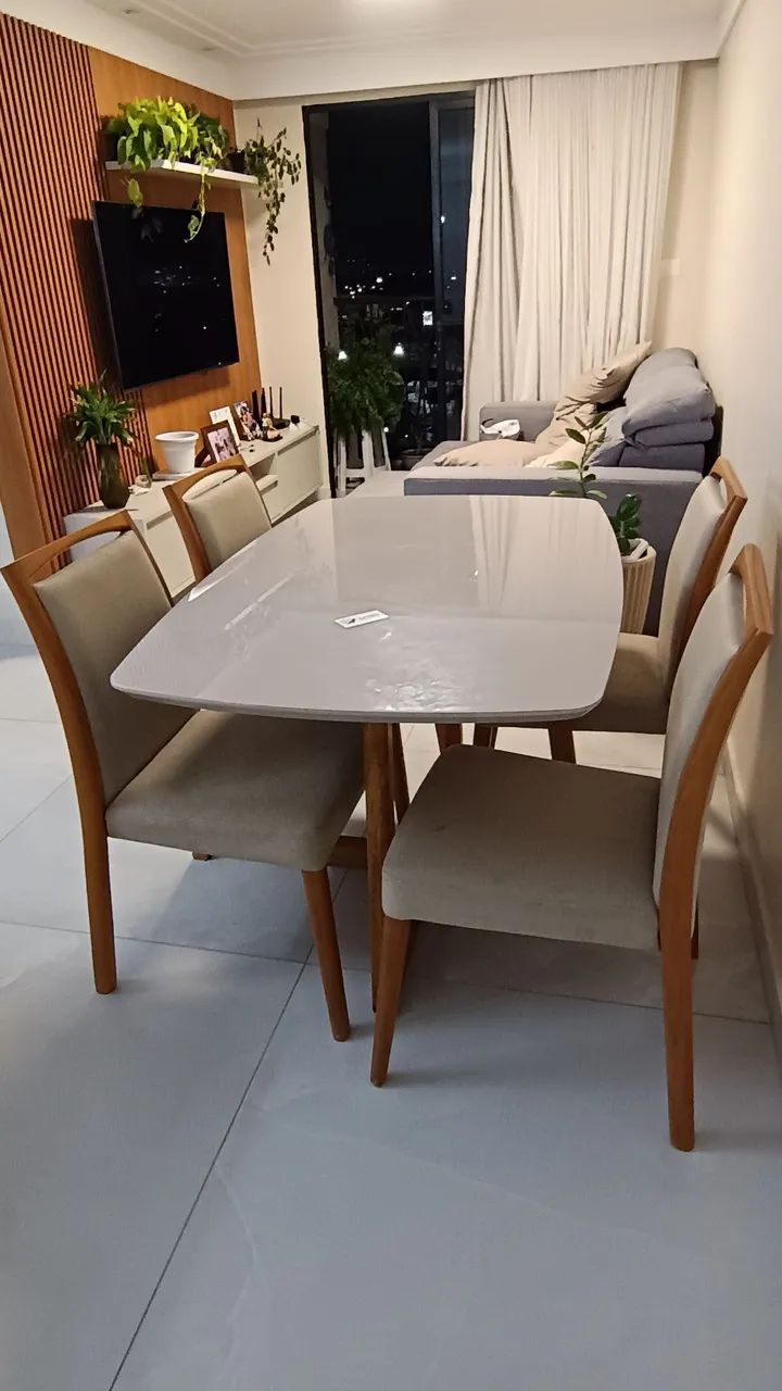 Vendo conjunto de mesa com 4 cadeiras  - Foto 3
