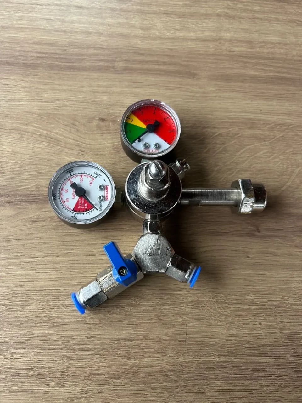 Regulador de pressão co2 duas vias 