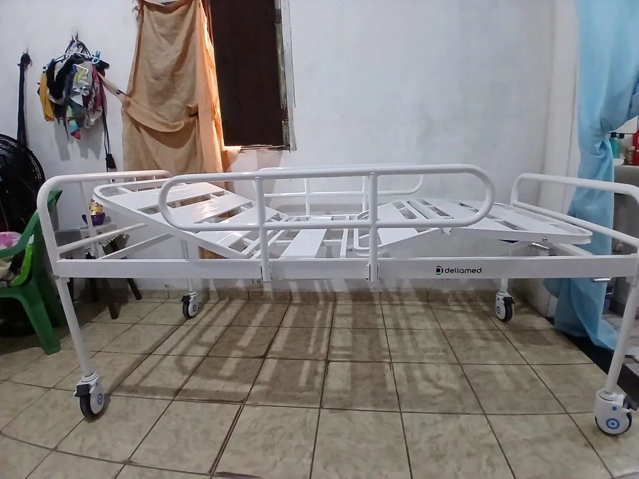 Cama hospitalar com colchão  - Foto 3