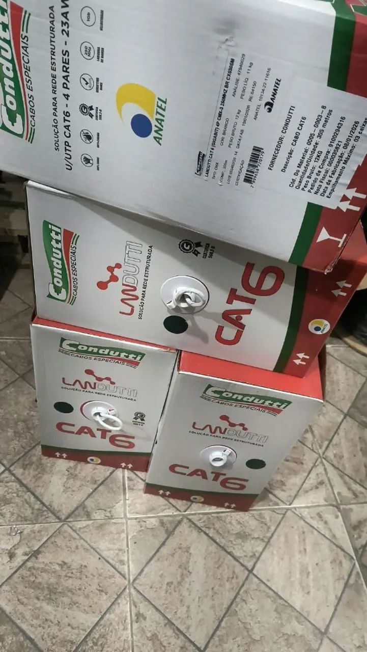 Cabo rede CAT6