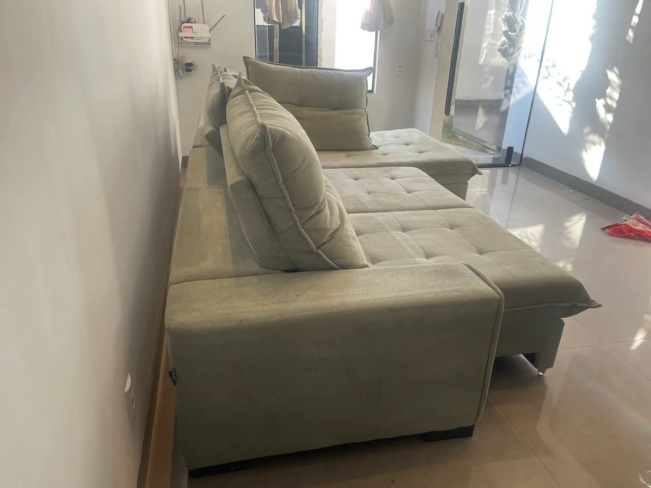 Vendo sofá retratil marca Olpe linho  - Foto 2