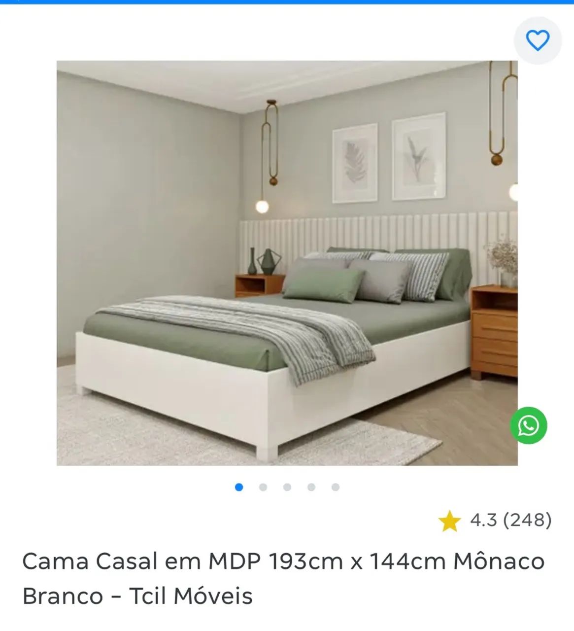 CAMA DE CASAL BRANCA  - Foto 2