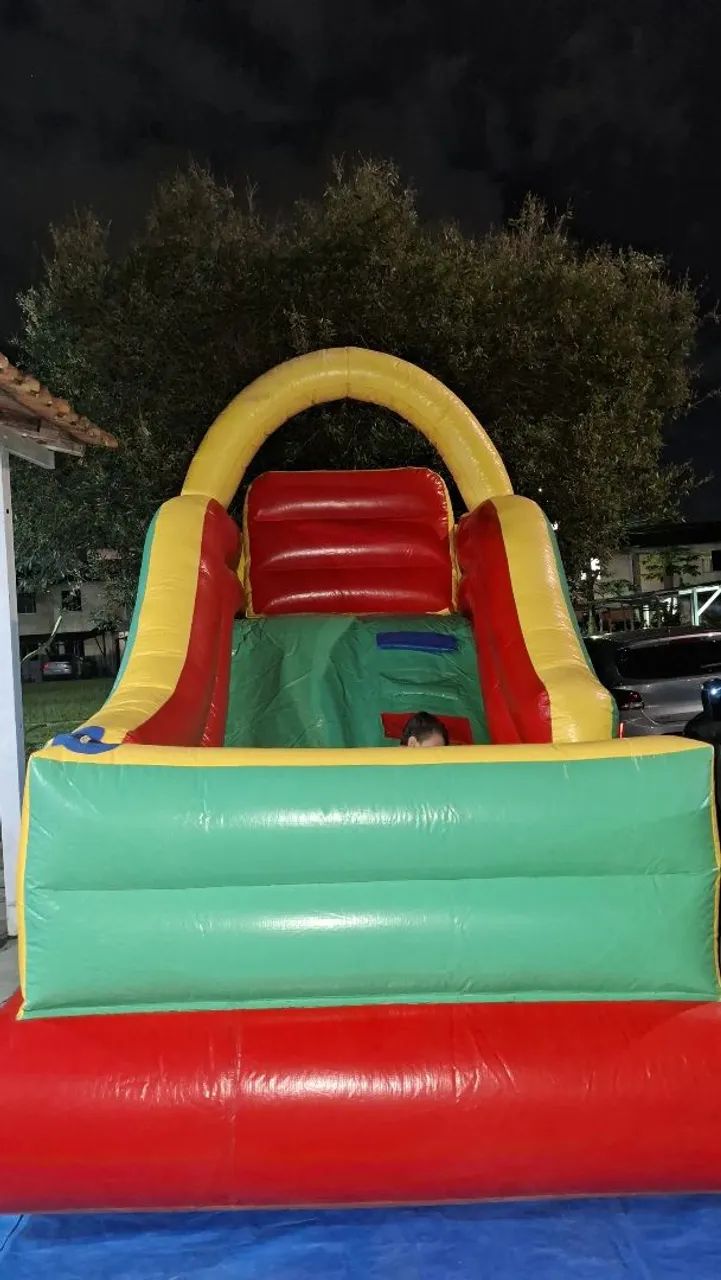 LOCAÇÃO DE TOBOGÃ E PULA PULA - Foto 5