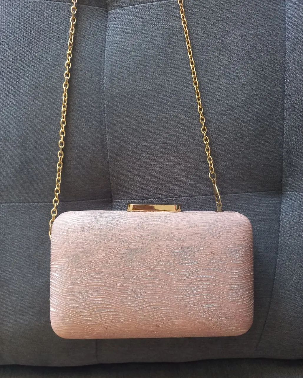 Bolsa de festa rosê